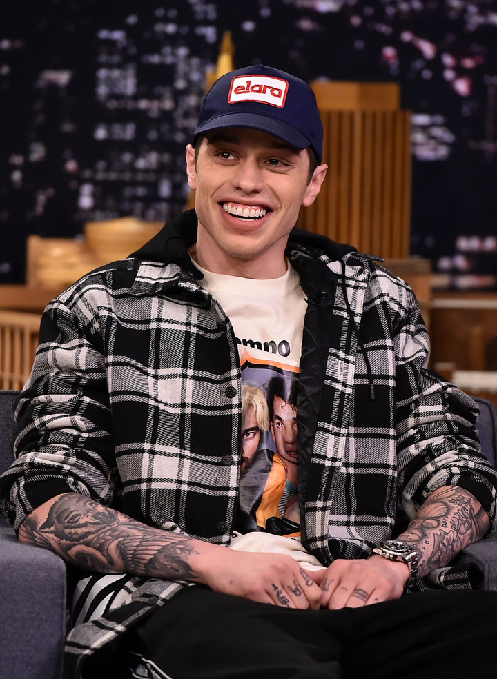 Pete Davidson visits "The Tonight Show Starring Jimmy Fallon." The current "SNL" cast member didn't mince words on &ldqu