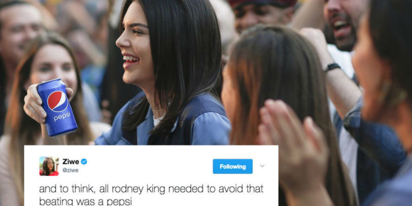 Twitter Blasts Kendall Jenner's Cringeworthy Pepsi Commercial